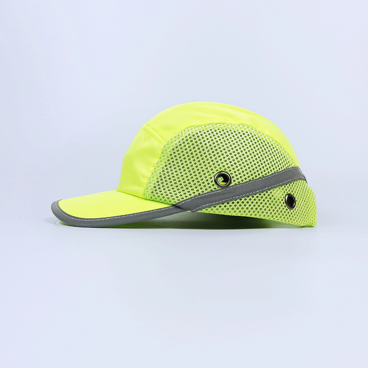 ABS+EVA removable inner shell fashion baseball cap design Bump Cap with  reflective strap