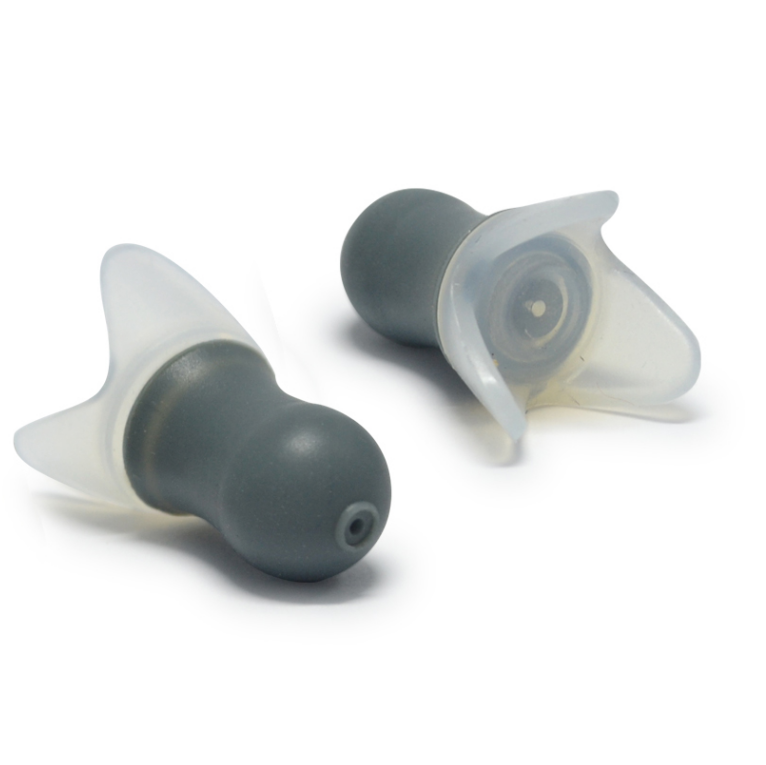 New Type Airplane Travelling Reusable Silicone Earplug Ear Plugs With Case