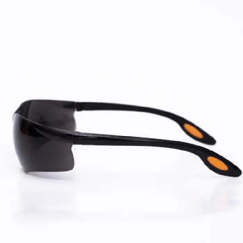  Customized logo transparent black anti-fog anti uv PC lens safety goggles	