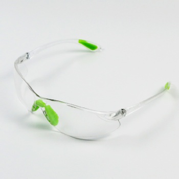 PC Lens safety goggles with soft rubber on legs and nose bridge pad